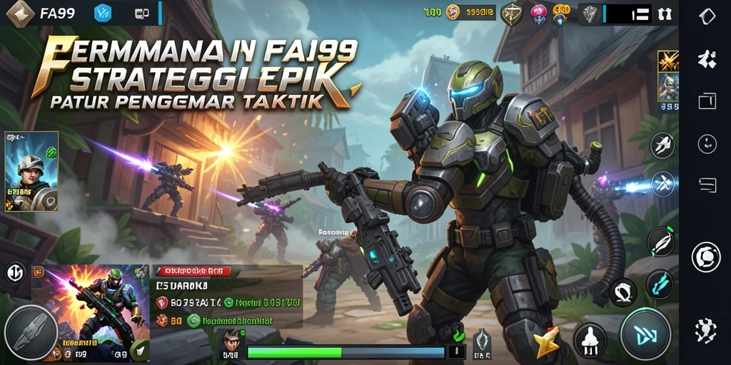 Tampilan gameplay seru dan menantang dari FA99.
