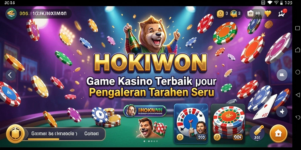 Screenshot HOKIWON menampilkan gameplay seru dan interaktif di Kasino.