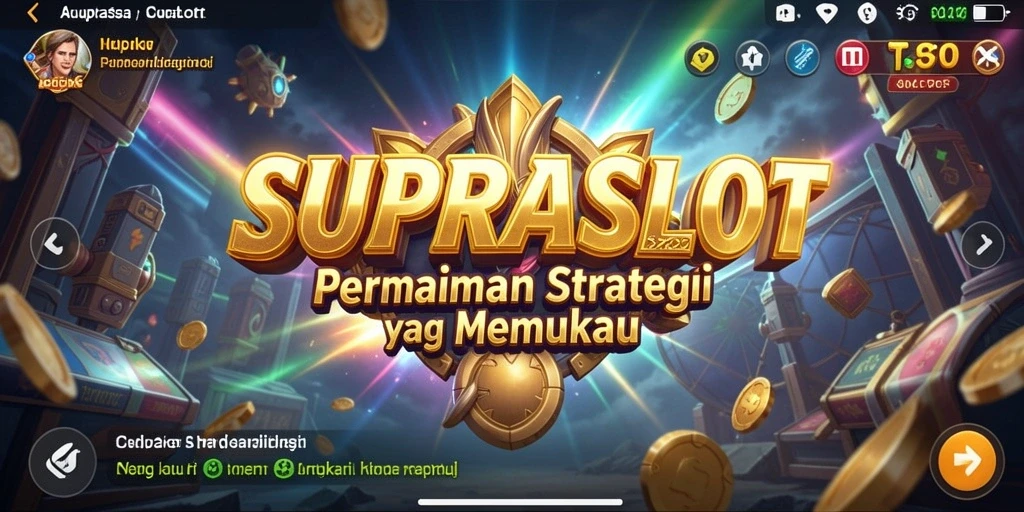 Tampilan gameplay SUPRASLOT yang memukau dan strategis.