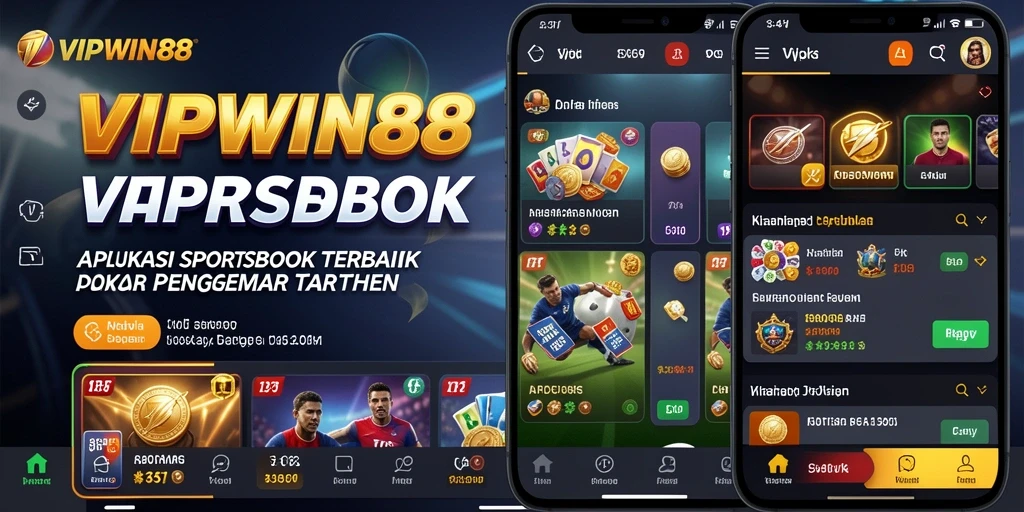 Tampilan utama <strong>VIPWIN88</strong> yang menampilkan berbagai pilihan taruhan olahraga.